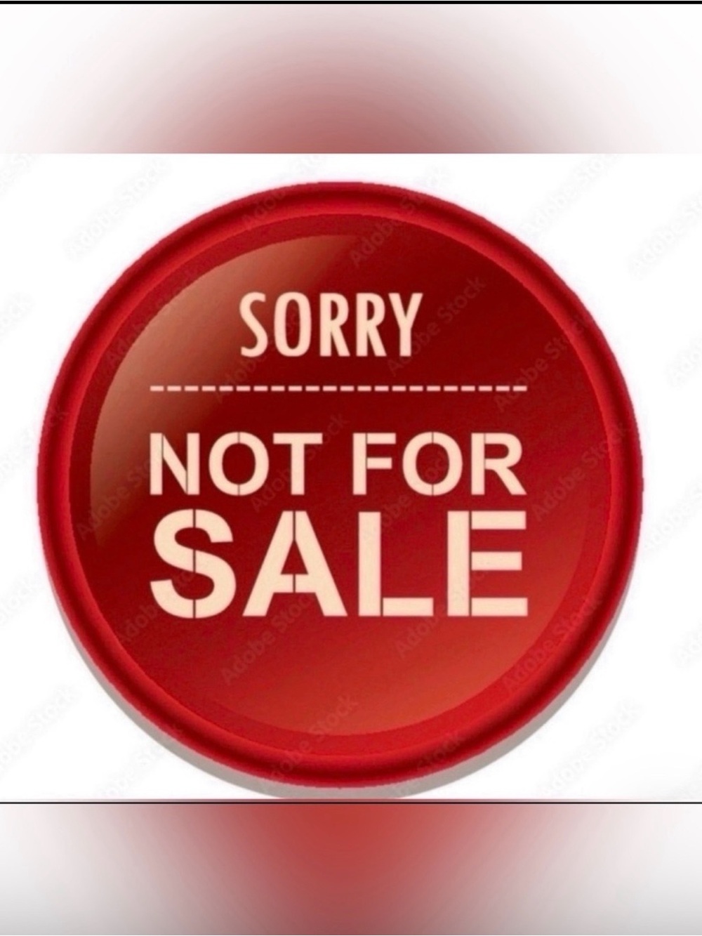 Not for sale